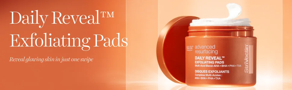StriVectin Advanced Resurfacing Exfoliating Treatments for Skin, Visibly Reduce Dull & Rough Skin Texture for Brighter Complexion & Smooth Skin Exfoliating Pads - daily reveal