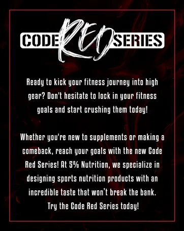 5% Nutrition Code Red Micronized Creatine | Monohydrate Powder Blend | Flavored Creatine for Power Strength Endurance Cellular Energy & Cognitive Health (Fruit Punch) - Code-Red-Series | Brand-Story | About the Line