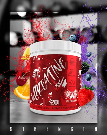 5% Nutrition Code Red Micronized Creatine | Monohydrate Powder Blend | Flavored Creatine for Power Strength Endurance Cellular Energy & Cognitive Health (Fruit Punch) - Code Red Series | Brand Story | Creatine
