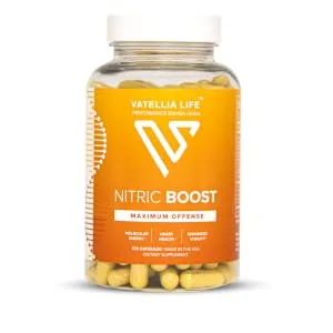 Nitric Boost - Nitric Oxide Supplement for Men | High Absorption Formula | 100% Natural Ingredients | Best Nitric Oxide Booster | Increase Blood Flow | 2 Month Supply - Nitric Boost