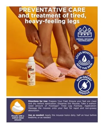 FOOTLOGIX Massage Formula Lotion 8.45 oz - product information 10