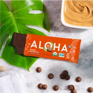 Aloha Organic Plant Based Protein Bars 1.98 Oz Chocolate Fudge Brownie - ALOHA Plant-Based Bars: Delicious Flavor