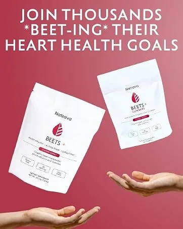 Beets+ 100% Organic Beet Root Powder Blend with Vitamins & Prebiotics for Blood Pressure Support - Beetroot Juice Powder for Heart Health - Join thousands