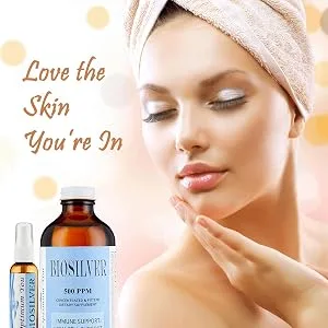 BIOSILVER | Colloidal Silver Liquid | 500 ppm Extra Strength 8 oz with Spray Bottle | Immune & Stem Cell Support | Wound Care & Superior Healing - Optimum Skin Beauty, Immune Support, Stem Cell Support, Optimum You