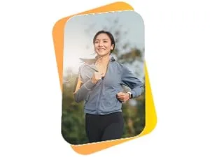 Buried Treasure VM100 Daily Multi - 32 Servings Liquid Vitamins Minerals Supplement with Dose Cup - Woman Running