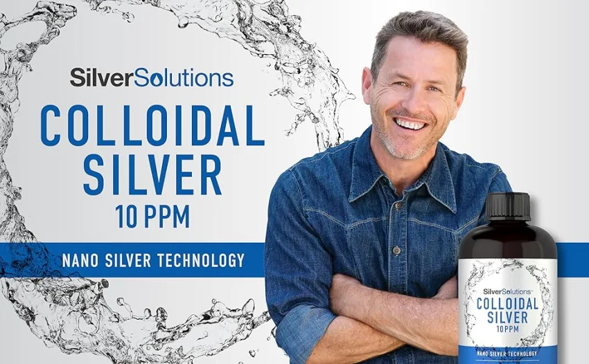 Carlyle Colloidal Silver | 10 PPM | 8 oz (236 mL) | Nano Silver Technology | Vegetarian Non-GMO & Gluten Free Supplement | Silver Solutions - Colloidal Silver
