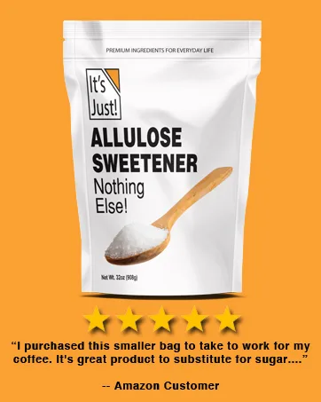 It's Just! - Goat Whey Protein Concentrate 26g Protein WPC80 from Pasture Raised Goat Milk Made in USA 20oz - allulose sweetener