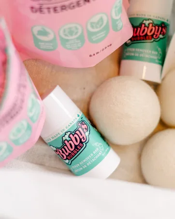 Bubby's Bubbles Eco-Friendly Stain Remover Stick A Vegan Natural Laundry Spot Remover Bar - Unscented - Bubby