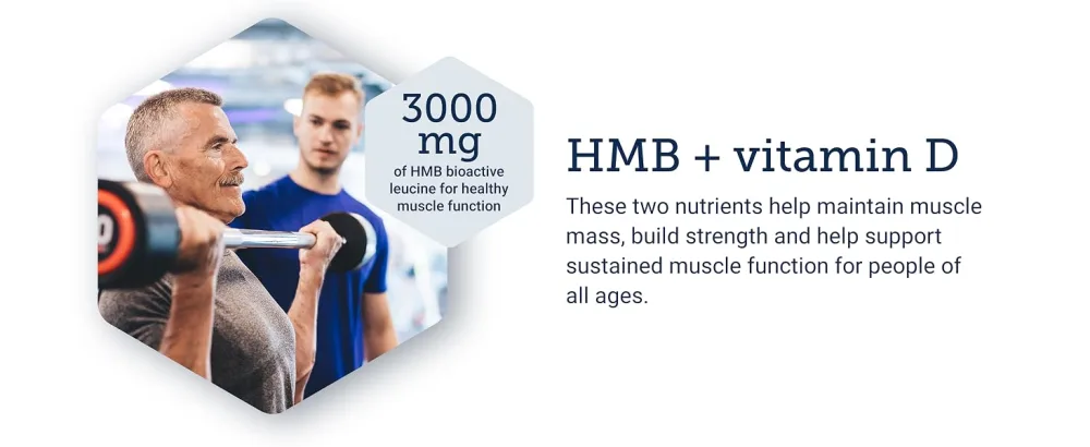 Life Extension Wellness Code® Muscle Strength & Restore Formula Vitamin D3 ß-Hydroxy-ß-Methylbutyrate Monohydrate (HMB) Muscle Health Gluten Free Non-GMO 94.2 g - supplement water workout preworkout mass protein shake shakes