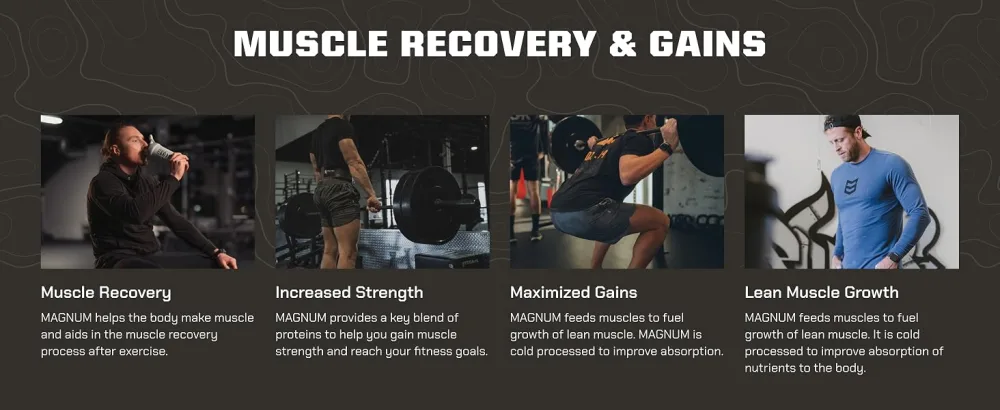 MTN OPS Magnum 100% Whey Isolate Protein Powder - 32 Servings Peanut Butter Chocolate - muscle recovery & gains