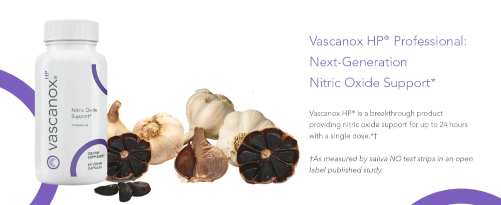 Vascanox HP - Next Generation Nitric Oxide Support - Up to 24 Hours on Single dose*+ - product information 15