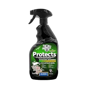 Protects™ Olfactory Deterrent & Odor Eliminator - Prevents Rats from Chewing Wires Cables Harnesses & Nesting. Drives Pests Away Without Harm 65 oz Concentrated (Peppermint) - Infinity Shields Protects - Pest Olfactory Deterrent and Odor Eliminator