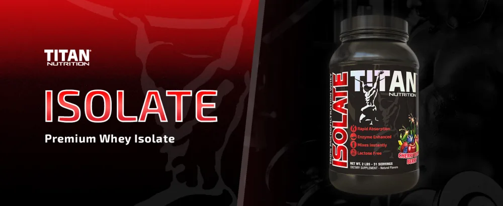 Titan Isolate Whey Protein 2 lbs - Microfiltered Whey Isolate Accelerates Recovery Supports Muscle Growth and Mixes Instantly - with 23g of Protein BCAAs & Digestive Enzymes Cinnamon Roll - Titan Nutrition Beta Alanine Workout Fitness Mass Gainer Endurnce Recovery Driven Recovery Health