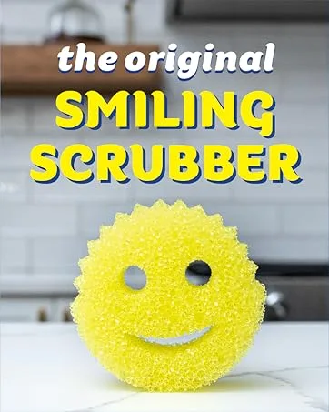 Scrub Daddy + 2X Cif All Purpose Cleaning Cream Lemon - Multi Surface Household Cleaning Cream + Scrub Daddy Scratch-Free Multipurpose Dish Sponge - scrub daddy