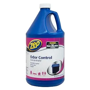 Zep Odor Control Concentrate 128 Ounce ZUOCC128 (1 Bottle) 1 Gallon Concentrate No Scent - odor control concetrate