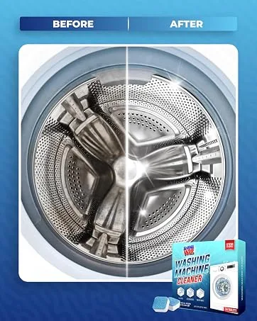 Washing Machine Cleaning Tablets - Powerful Washer Cleaner for Washing Machine Cleaner Top Load Front Loader and HE - Deep Clean & Deodorize - 24 Washer Machine Cleaner Tablets - product information 3