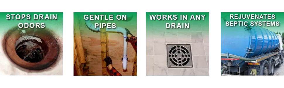 ACT DRAIN MATE (2lbs.) - septic system treatment,drain deodorizer,gentle pipe drain cleaner,