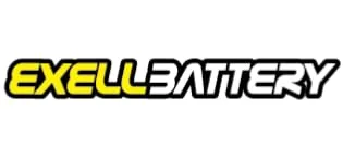 Exell 2/3AAA NiCD 220mAh 1.2V Flat top Rechargeable Battery with Tabs - Exell Battery Brand Logo