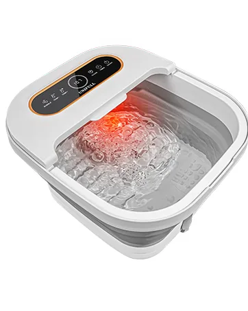 UNIFULL Collapsible Foot Spa Bath with Heat Touch Screen Remote Control Massage Rollers Timer Bubble Foot Pedicure Kit Temperature Control Pedicure Foot Spa Foot Bath - unifull foot spa