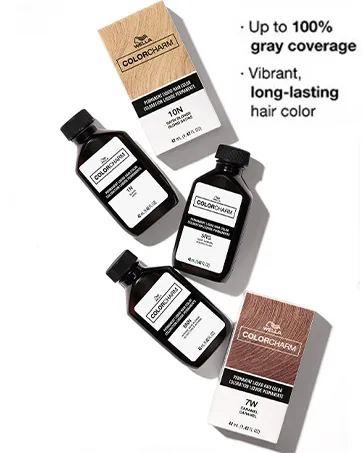 COLORCHARM Permanent Gel Hair Color for Gray Coverage 5RG Light Auburn 2 oz - product information 7