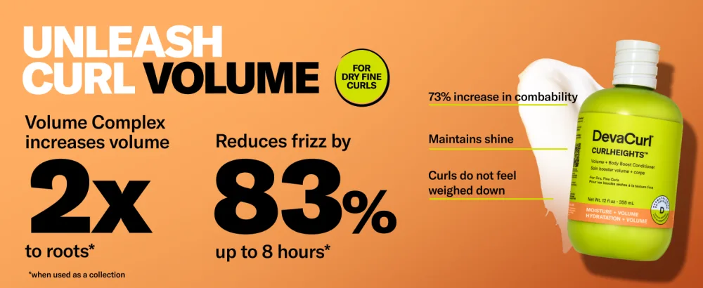 DevaCurl CurlHeights Volume + Body Boost Conditioner 12 oz CurlHeights Conditioner | 12 oz - conditioner