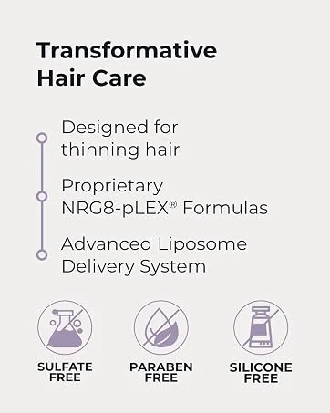 Hairmax Density Conditioner - For Thinning Hair - Invigorates Hair and Scalp - For Men & Women - 10 fl oz - Transform