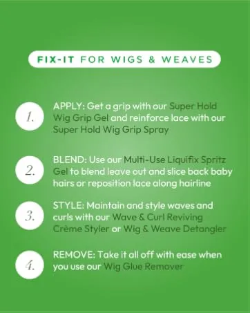 Olive Oil Fix-It Lasting Hold Lace Wig Glue & Water Resistant with 10 day hold (1.3 oz) - OO Fix-It2