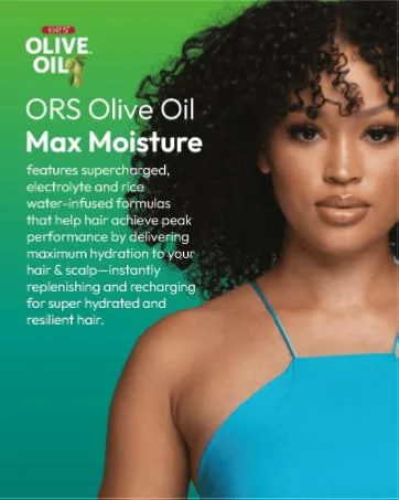 Olive Oil Max Moisture Super Soft Style Curl Defining Mousse infused with Rice Water & Electrolytes for Supercharged Hydration & Growth (7.0 oz) - Collection2