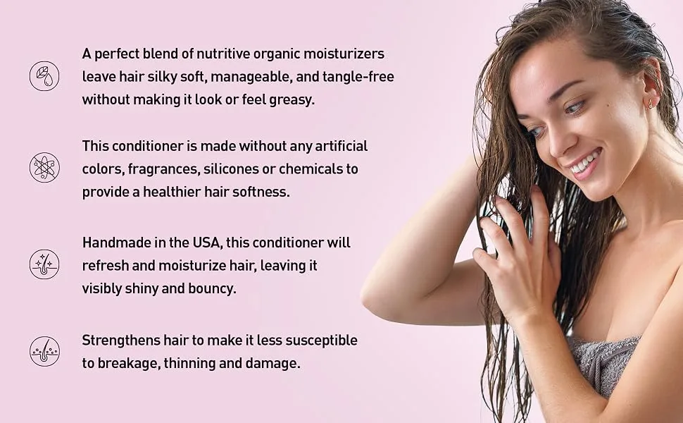 Normal Hair Conditioner | The Best Conditioner for Normal Hair Types - organic moisturizers tangle-free no silicone no chemicals strenthens hair