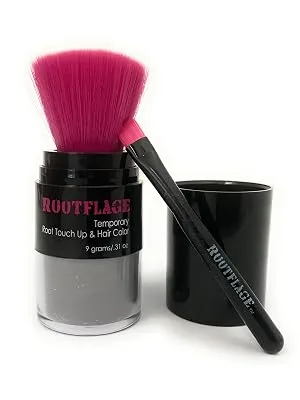 Temporary Root Touch Up and Hair Color Gray (Titanium) - Titanium Temporary Root Touch Up Powder Rootflage