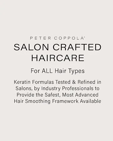 Peter Coppola A-keratin Express Smoothing Treatment - Formaldehyde-free Formula for Straight Voluminous or Curly Hair Effects Up to 1.5 Months - Peter Coppola