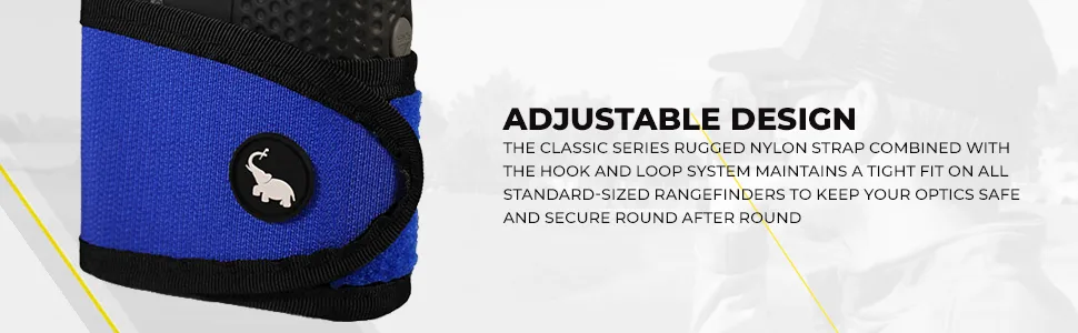 STICKIT Magnetic Rangefinder Strap | Strong Magnet Securely Holds to Golf Carts and Golf Clubs for Easy Access | Slim, Form Fitting, Size Adjustable Gen3 Red - golf; towel; rangefinder; golfer; magnetic; stickit; golf cart; range; distance; length