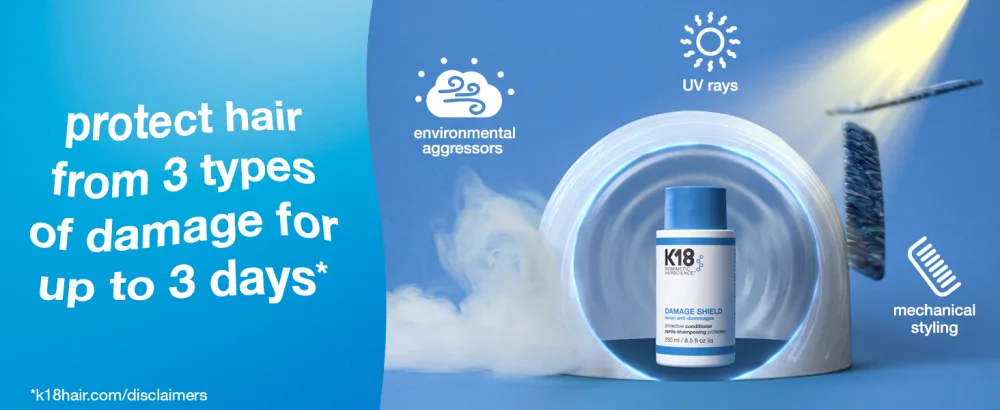 K18 Damage Shield Protective Conditioner Protects Hair from Daily Damage Improves Strength & Shine 8.5 Fl Oz - product information 10