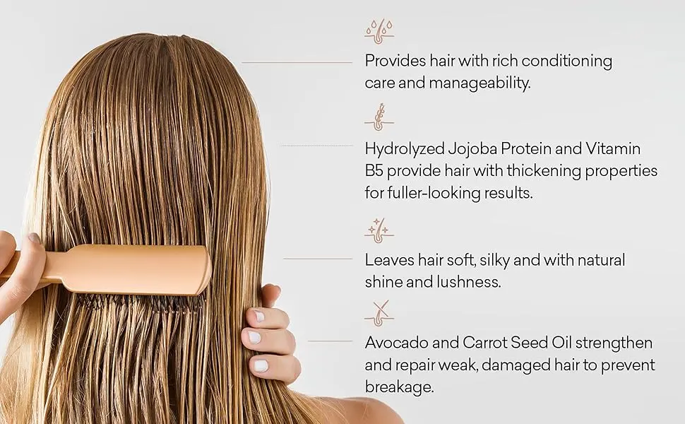 Thicker Hair Conditioner | Best Conditioner for Thicker Hair | Leaves hair soft silky with a fuller looking appearance that shines with lushness - Natural Conditioner | natural oils | natural ingredients