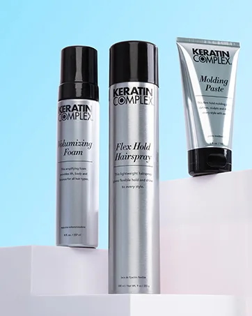 Keratin Complex - Blow Dry Essential Curl Kit - Keratin Obsessed 5 fl oz + KCTEXTURE Leave-In Conditioner 5 fl oz - stylefinish