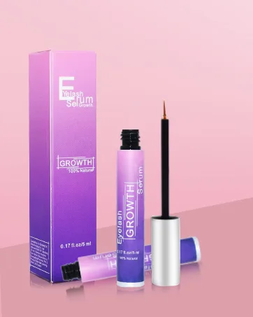 Premium Eyelash Growth Serum and Eyebrow Enhancer by Aomock Lash Serum - 5ml Lash Boost Serum for Longer Fuller Thicker Lashes & Brows violet - product information 2