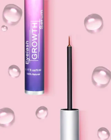 Premium Eyelash Growth Serum and Eyebrow Enhancer by Aomock Lash Serum - 5ml Lash Boost Serum for Longer Fuller Thicker Lashes & Brows violet - product information 4