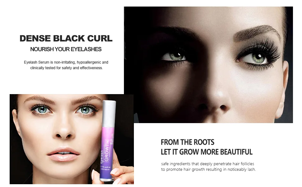 Premium Eyelash Growth Serum and Eyebrow Enhancer by Aomock Lash Serum - 5ml Lash Boost Serum for Longer Fuller Thicker Lashes & Brows violet - product information 7