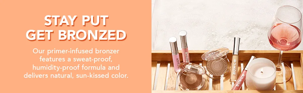 Buxom Staycation Vibes™ Primer-Infused Bronzer Backyard Bronze - Staycation Primer Infused Bronzer