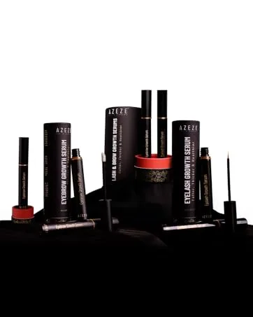 Azeze Eyebrow Growth Serum for Thicker Brows - Oil-free Brow Serum for Fuller Brows in 6 Weeks - growth serum for eyelash