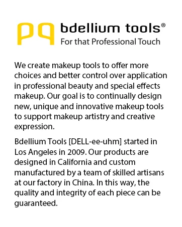 Bdellium Tools Cosmetic Brush Cleanser (Solid Brush Soap) with Cleaning Pad - Citrus Lemon Scent (Yellow) - Bdellium Tools about us