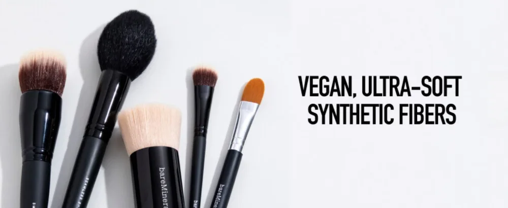 bareMinerals Seamless Shaping & Finish Brush Finishing Powder Blush Highlighter and Bronzer Synthetic Fibers Vegan - bareMinerals Brushes
