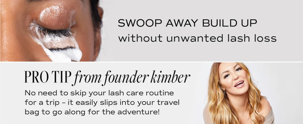 Clean Swoop Makeup Removing & Cleansing Brush - lash brush