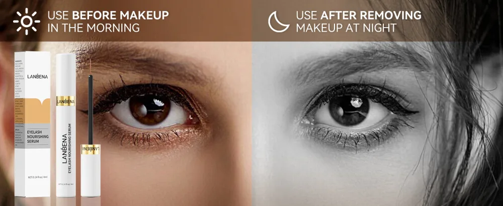 LANBENA Lash Serum-Rapid Eyelash Growth Serum Lash Serum for Eyelash Growth Thickness Stronger Healthier Lashes & Brows-4ml - product information 10