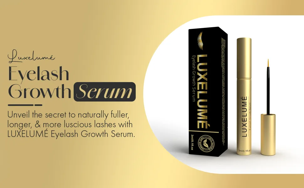 Eyelash Growth Serum for Thicker and Longer Looking Lashes Advanced Eyelash Enhancing Serum for Natural Lashes & Brows with Eyelash Ruler Vegan & Cruelty-Free - lash serum for eyelash growth