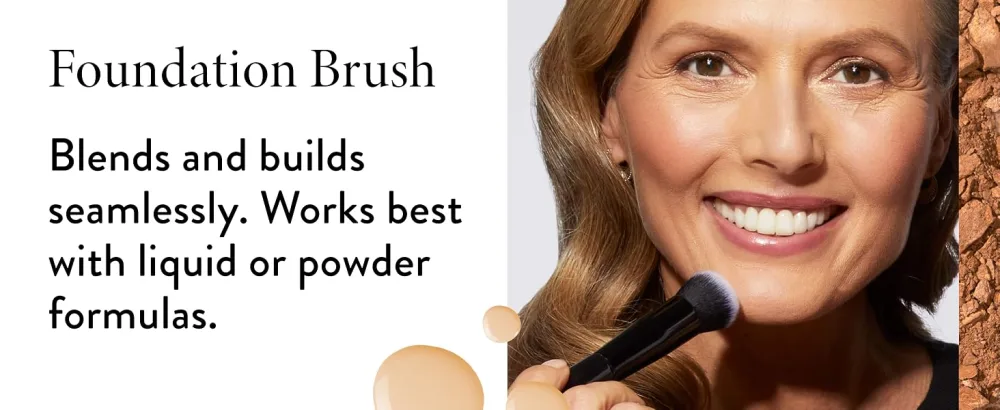 LAURA GELLER NEW YORK Blending Beauties Two-Piece Makeup Brush Gift Set for Powders and Foundation 11 Better Together 2pc - Foundation Brush