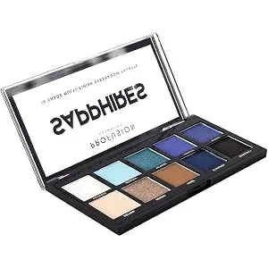 Profusion Cosmetics Mini Artistry 10 Shade Eyeshadow Palette Sapphires - product information 22
