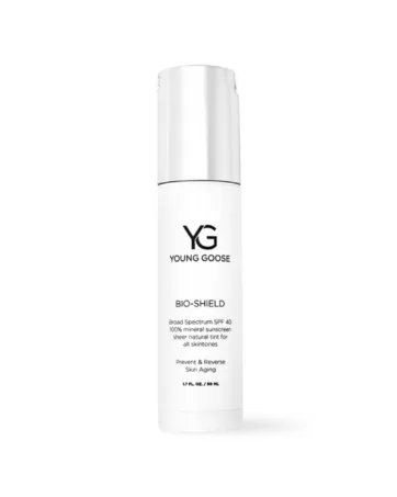 Young Goose Adaptogloss | NAD+ Plumping Lip Balm | Firming | Cranberry Flavored | Rejuvenates Lips | Vitamin B3 | UV Protection - Bio Shield