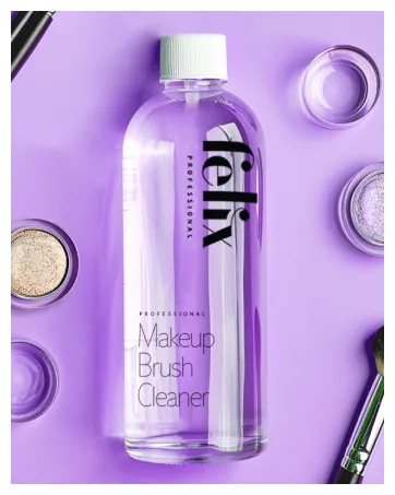 Makeup Brush Cleaner - Deep clean Rinse Free Quick Dry - Ideal for Cleaning and Odorizing Natural and Synthetic Make-up Brushes (32 Fl oz) - Main Image