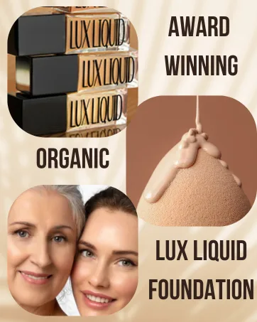 Organic Tinted Eyebrow Pomade Shape Define Fill 100% Natural Made in USA Dark - award winning lux liquid foundation
